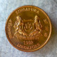 SINGAPORE 1 Cent 1992 FDC  - Singapur