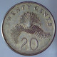 SINGAPORE 20 Cents 1996 QSPL  - Singapur