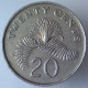 SINGAPORE 20 Cents 1991 BB++  - Singapour