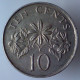 SINGAPORE 10 Cents 1989 BB+  - Singapour