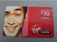 GREAT BRITAIN / 10 POUND  /PREPAID / VIRGIN MOBILE //FACE  PEOPLE ON CARD / FINE USED    **15065** - Collections