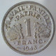 STATO FRANCESE 1 Franc Bazor 1943 QBB - 1 Franc