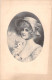 ILLUSTRATEUR - Wichera - Portrait D'une Femme Avec Un Chat - M M Vienne - Carte Postale Ancienne - Wichera