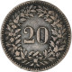 Monnaie, Suisse, 20 Rappen, 1858, Bern, TTB, Billon, KM:7 - Autres & Non Classés