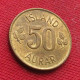 Iceland  50 Aurar 1970  Islandia Islande Island Ijsland W ºº - Islande