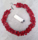 You Will Enjoy To Have This Unique Necklace! 1 Life Necklace Natural Antique Red Coral Stone Beads  320 Grams - Zonder Classificatie