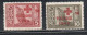 EGEO 1945 PRO CROCE ROSSA SOPRASTAMPATI PITTORICA OVERPRINTED SERIE COMPLETA RED CROSS COMPLETE SET MNH - Aegean (German Occ.)