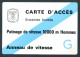 RC 25430 JEUX OLYMPIQUE DE GRENOBLE 1968 ANNEAU DE VITESSE CARTE D'ACCÈS ENCEINTE INVITÉS PATINAGE DE VITESSE 10000M HOM - Eintrittskarten