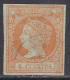 1860-ED. 52 ISABEL II - 4 CUARTOS NARANJA - USADO FECHADOR - Usados