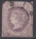 1864-ED. 66 ISABEL II -19 CUARTOS VIOLETA S. LILA -USADO RUEDA DE CARRETA DE CÁDIZ - Usados