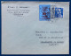 France Lettre Greve 1953 D'Orleans Avec Marianne 15fr Bleu + Timbre De Grève à 10 FR Bleu Pour Bellegarde Du Loiret RR - Documentos