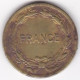 Gouvernement Provisoire 2 Francs 1944 Type Français , En Laiton , Lec# 45 - Algerije