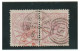 DANEMARK -- 1864 --Facit N°12 -- Paire Du 3skill Oblitérée - Used Stamps