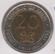 Kenya - 20 Shilling 1998 - Bimetallic - Kenia