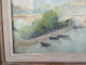 Delcampe - Ancien Tableau Dessin Aquarelle Intitulé Pointe De La Cité Du Pont Des Arts - Wasserfarben