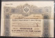 Bond 1906 Al 5% Antico Stato Imperiale Russia 187.50 Rubli (21) Come Foto Ripiegato Con Pieghe Tecniche 40,0 X 30,0 Cm - Russie