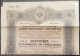 Bond 1906 Al 5% Antico Stato Imperiale Russia 187.50 Rubli (22) Come Foto Ripiegato Con Pieghe Tecniche 40,0 X 30,0 Cm - Russia