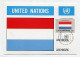 MC 158395 UNITED NATIONS - New York - Luxembourg - Maximum Cards