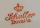 Tasse Et Soucoupe "Schaller Bavaria" Avec Décoration Florale - Cups