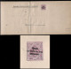 1875 SELTEN - WÜRTTEMBERG 5Pf. ÜBERDRUCK PROBE FÜR FRANKATUR NICHT VERWENDAR DIENSTUMSCHLAG DU 1 - Postal  Stationery