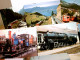 Eisenbahnen / Lokomotiven / Züge Ect. Schweiz. Konvolut. 9 X Ansichtskarten Farbig, Ungel. 1 X Beschrieben, Ca - Zug