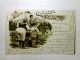 Sisikon. Grüsse Aus.., Schweiz. Alte Ansichtskarte / Lithographie Farbig, Gel. 1898. Poststempel Sisikon. 2 Bä - Sisikon