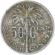 Monnaie, Congo Belge, 50 Centimes, 1925, TB+, Cupro-nickel, KM:22 - 1910-1934: Albert I.