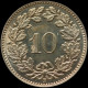 LaZooRo: Switzerland 10 Rappen 1930 SPECIMEN - Essais & Pieforts