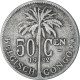 Monnaie, Congo Belge, 50 Centimes, 1922, TTB, Cupro-nickel, KM:23 - 1910-1934: Albert I.