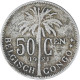 Monnaie, Congo Belge, 50 Centimes, 1921, TB+, Cupro-nickel, KM:23 - 1910-1934: Alberto I