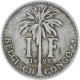 Monnaie, Congo Belge, Franc, 1928, TTB, Cupro-nickel, KM:21 - 1910-1934: Albert I