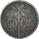 Monnaie, Congo Belge, 50 Centimes, 1928, B+, Cupro-nickel, KM:23 - 1910-1934: Albert I