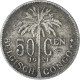 Monnaie, Congo Belge, 50 Centimes, 1921, TB+, Cupro-nickel, KM:23 - 1910-1934: Alberto I