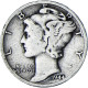 États-Unis, Mercury Dime, Dime, 1944, Philadelphie, TB, Argent, KM:140 - 1916-1945: Mercury (kwik)