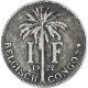 Monnaie, Congo Belge, Franc, 1922, TTB, Cupro-nickel, KM:21 - 1910-1934: Albert I.