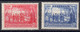 Australie 1937 Yvert 123 / 124 ** Neufs Sans Charniere. 150eme Anniversaire De La Fondation Se Sydney - Nuevos