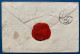 Lettre Medaillon N°16 40c Rouge Oblitéré GC 110 + Dateur SPA + Entrée Bleue Verte " BELG / 2 ERQUELINES 2 " Pour PARIS - 1849-1865 Medallones (Otros)