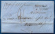 Lettre 1859 De MESSINE Pour MARSEILLE Par Paquebot Français Entrée Dateur Rouge " D.SICILE / MARSEILLE " + Taxe 26 TTB - Sicily