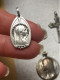 Delcampe - Médaille & Croix Religieuses En Argent Massif - Pendants