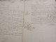 Luxembourg Act Notaire 1826 Lintgen - ...-1852 Vorphilatelie