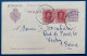 Entier Carte 15 Centimos Violet  + Complément Paire N°274 5c Rose Obl Dateur De MELILLA (Maroc Espagnol !) Pour VICHY R - 1850-1931