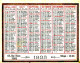 TUNISIA / TUNIS - CALENDARIO TASCABILE /  POCKET CALENDAR 1933 (17963) - Petit Format : 1921-40