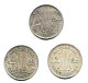 AUSTRALIE  Georges VI  3 Pence  Lot De 3  (D,m,S)   1942 D-1943m- 1944S  TB - Unclassified