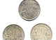 AUSTRALIE  Georges VI  3 Pence  Lot De 3  (D,m,S)   1942 D-1943m- 1944S  TB - Unclassified