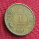 Guyana 1 Cent 1971  Guiana  W ºº - Guyana