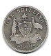AUSTRALIE EDOUARD VII  ,1 Shilling,    Argent , 1910  TB - Unclassified