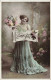 FETE - Bonne Fête - Jeune Femme - Colorisé - Carte Postale Ancienne - Moederdag