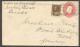 1921? Cover 5c UPU Rate Admiral/Uprated GV PSE Duplex Herbert Saskatchewan To Germany - Postal History