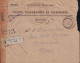 NOUVELLE CALEDONIE - NOUMEA - ENVELOPPE POSTE N°819 - RECOMMANDEE CHARGEE D'OFFICE POUR LE MAROC - CENCURE - RARE. - Brieven En Documenten