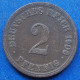 GERMANY - 2 Pfennig 1906 A KM# 16 Empire (1871-1918) - Edelweiss Coins - 2 Pfennig